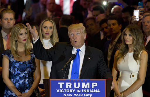 Donald Trump, Melania Trump, Ivanka Trump, Eric Trump_120325