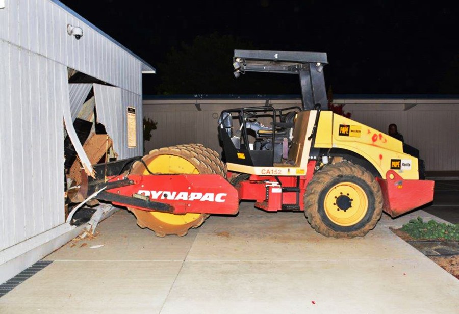 Tractor Into Building_150684