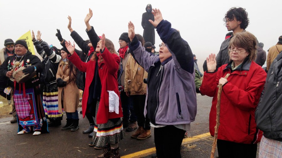 Oil Pipeline Protest_200487