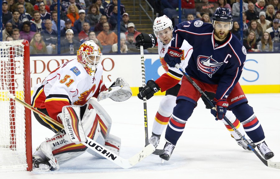 Chad Johnson, Brett Kulak, Nick Foligno_211678