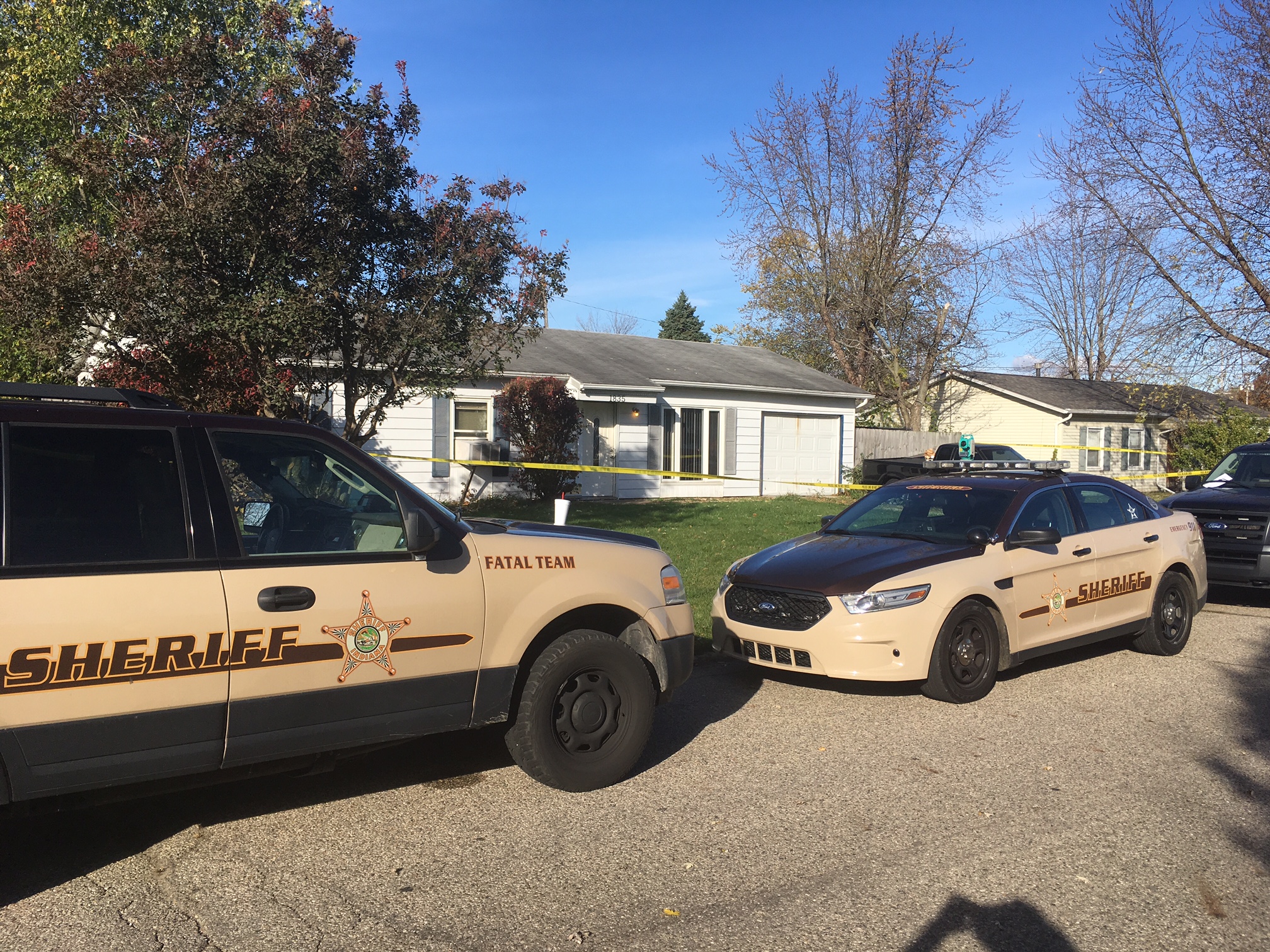 The home at 1835 Sue Ave.,Warsaw, where the body of a 2-year-old was found buried in a shallow grave Thursday, Nov. 10, 2016, is shown. (Chad H_219816