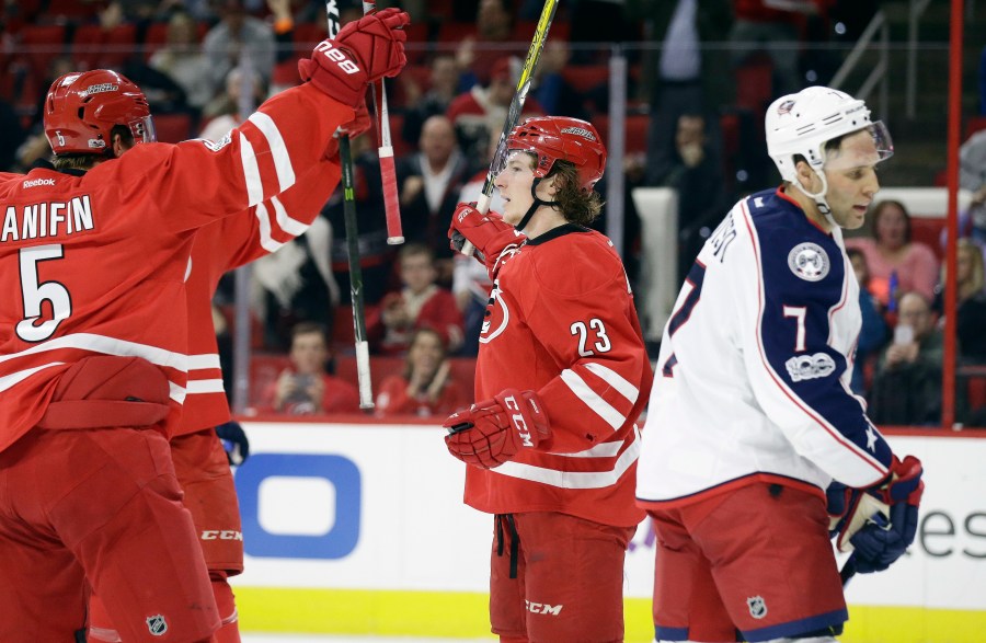 Brock McGinn, Noah Hanifin, Jack Johnson_229902