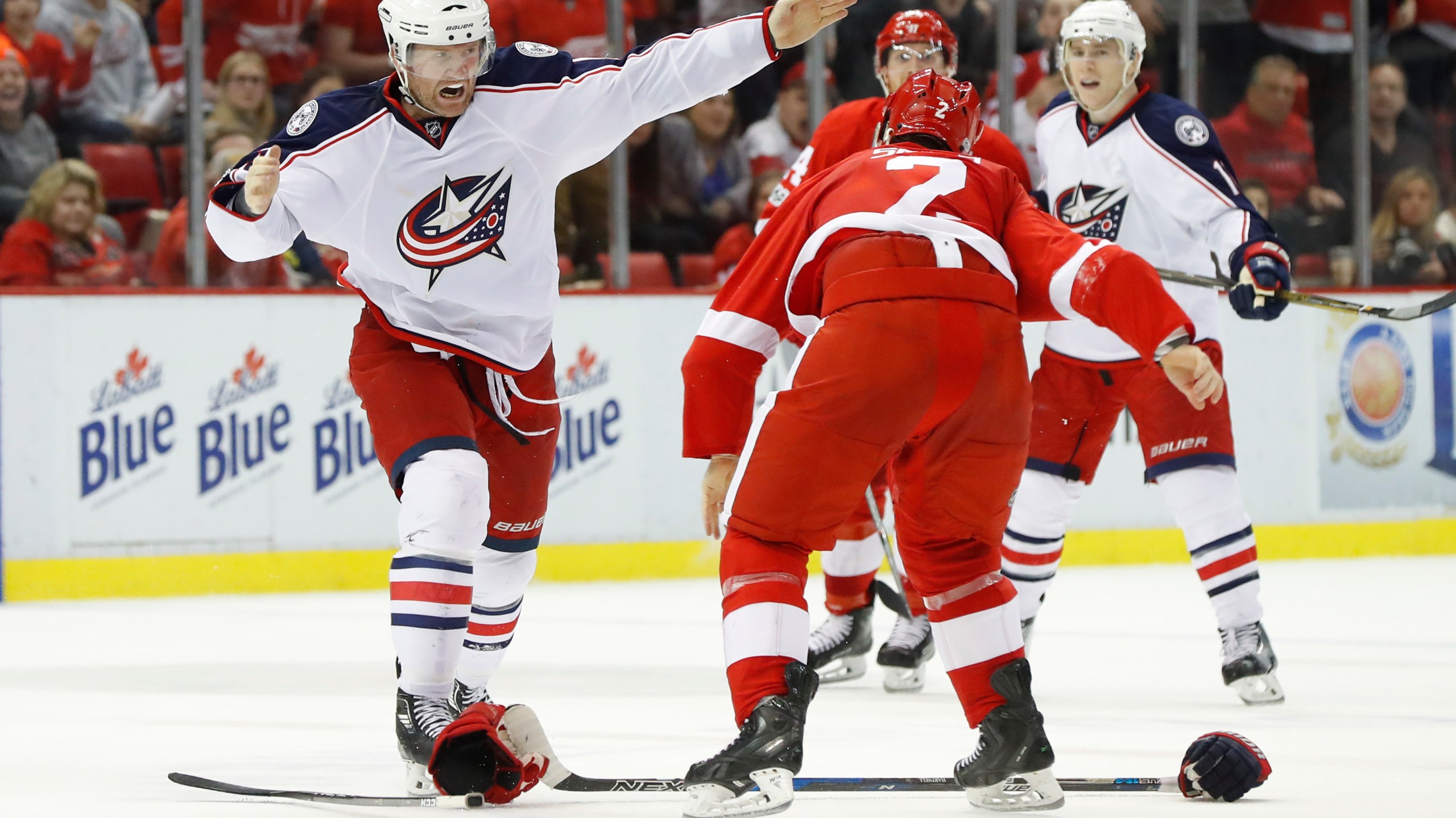 Blue Jackets Red Wings Hockey_246356