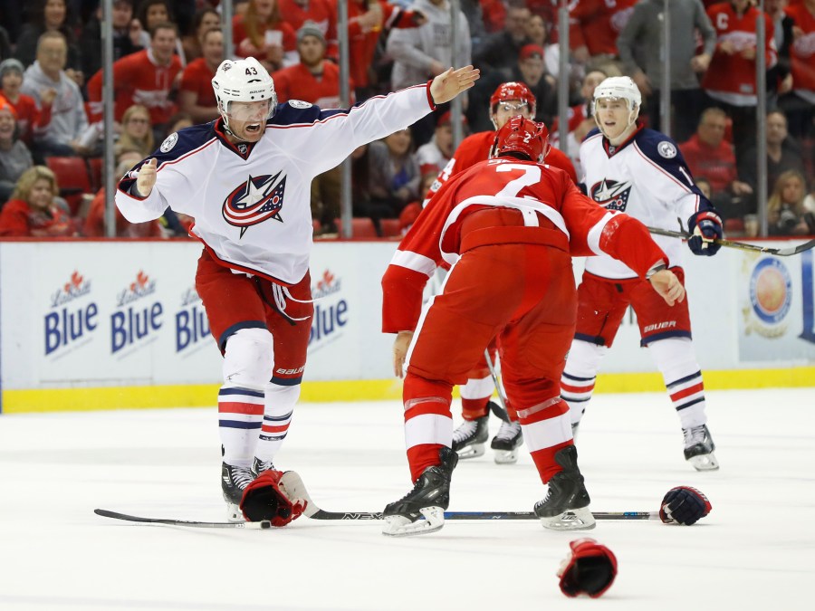 Blue Jackets Red Wings Hockey_246356
