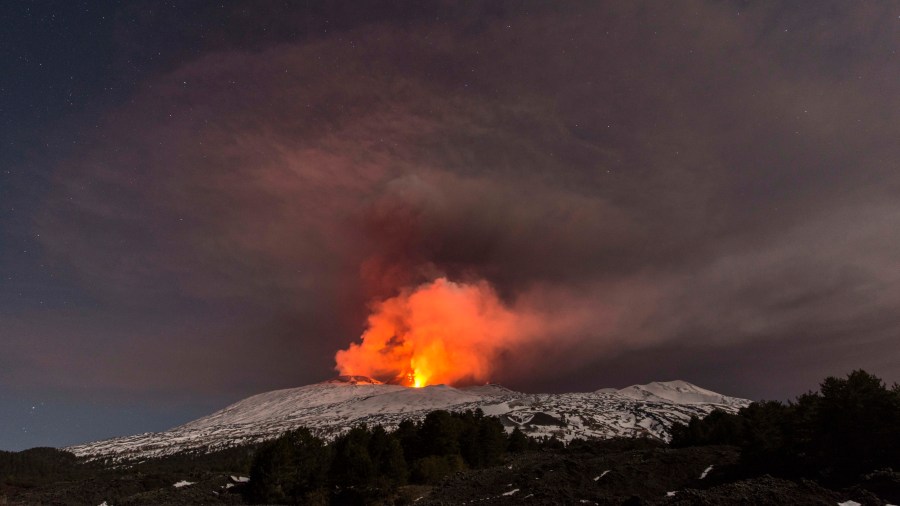 APTOPIX Italy Etna Volcano_269595