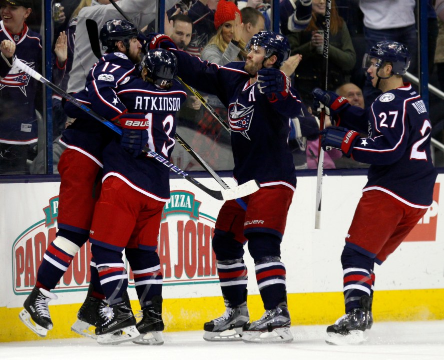 Brandon Dubinsky, Cam Atkinson, Boone Jenner, Ryan Murray_232606