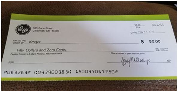 kroger fake check_317265