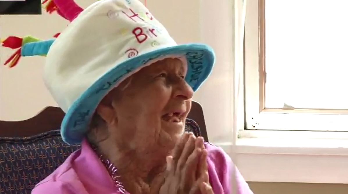 100-year-old Maine woman says wine keeps her going