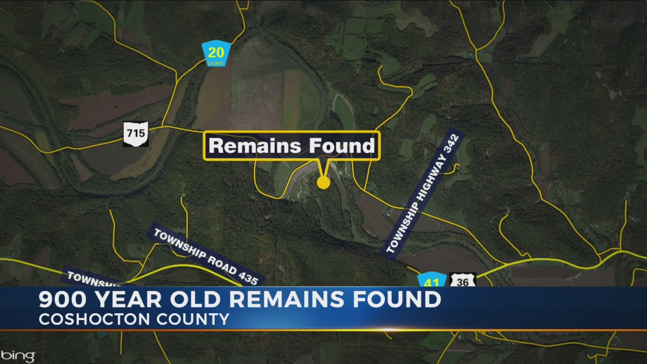 Remains found in Coshocton County date back 900 years