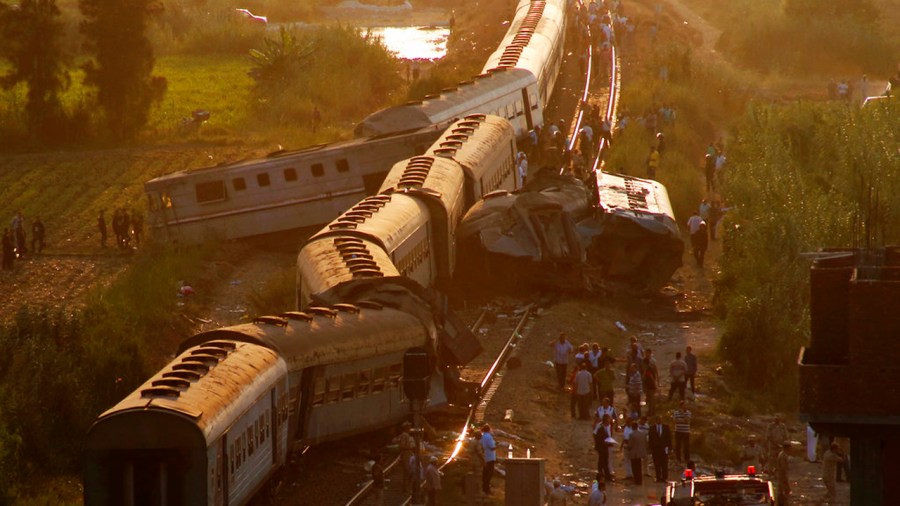 APTOPIX Egypt-Train Collision_343147