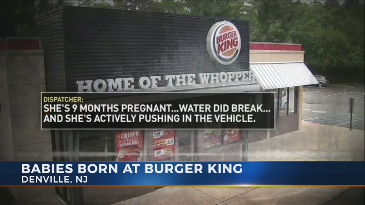 Babies born at New Jersey Burger King