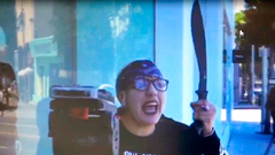 Armed Woman Kardashian Store_352702