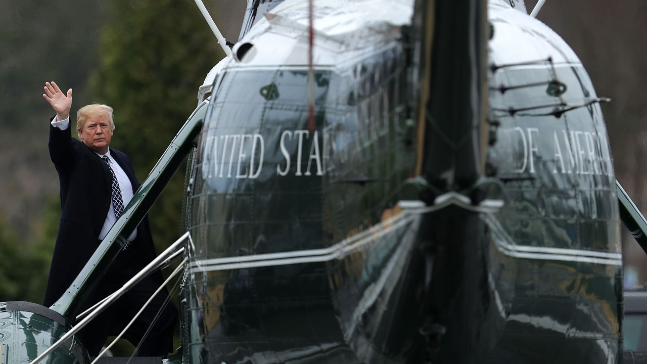 President Trump Departs Walter Reed Medical Center After Physical Exam_379939