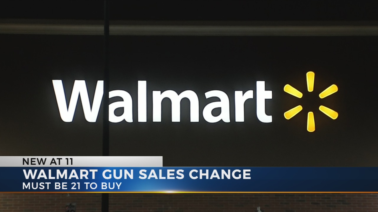 Walmart customers react to changes in gun sale policy, must be 21 to purchase