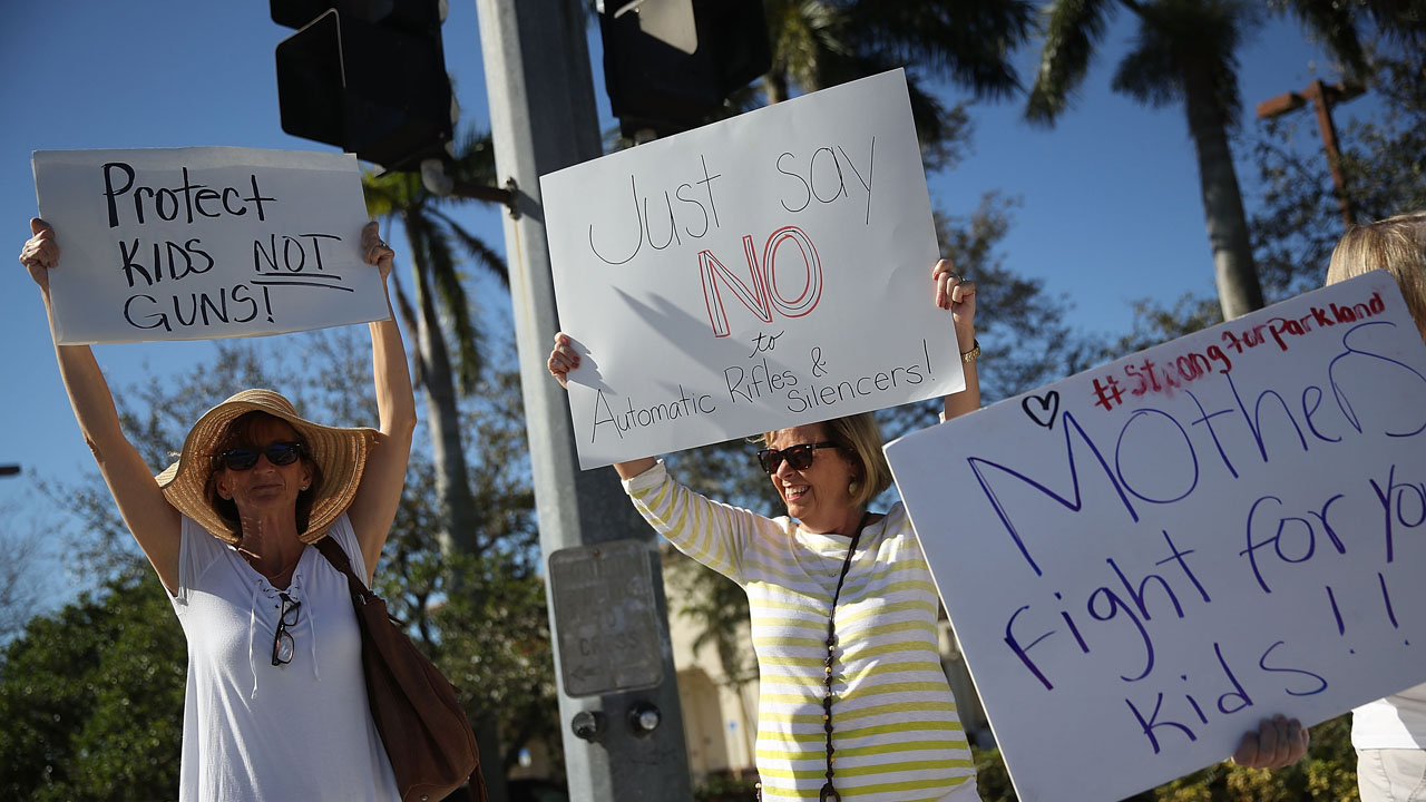 Protestors Rally For Gun Control At Broward Courthouse After FL School Shooting_393833