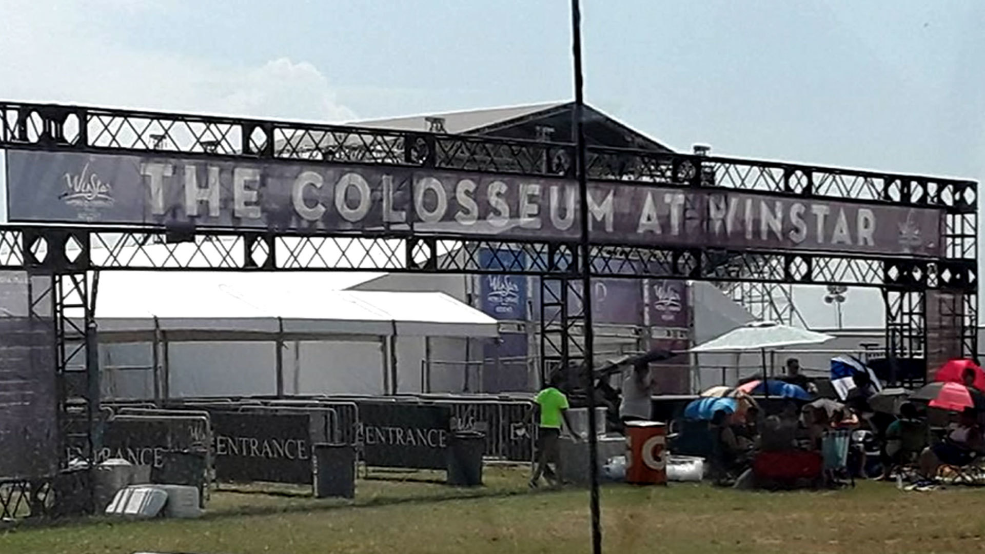 14 injured when high winds caused tent to collapse at Backstreet Boys concert