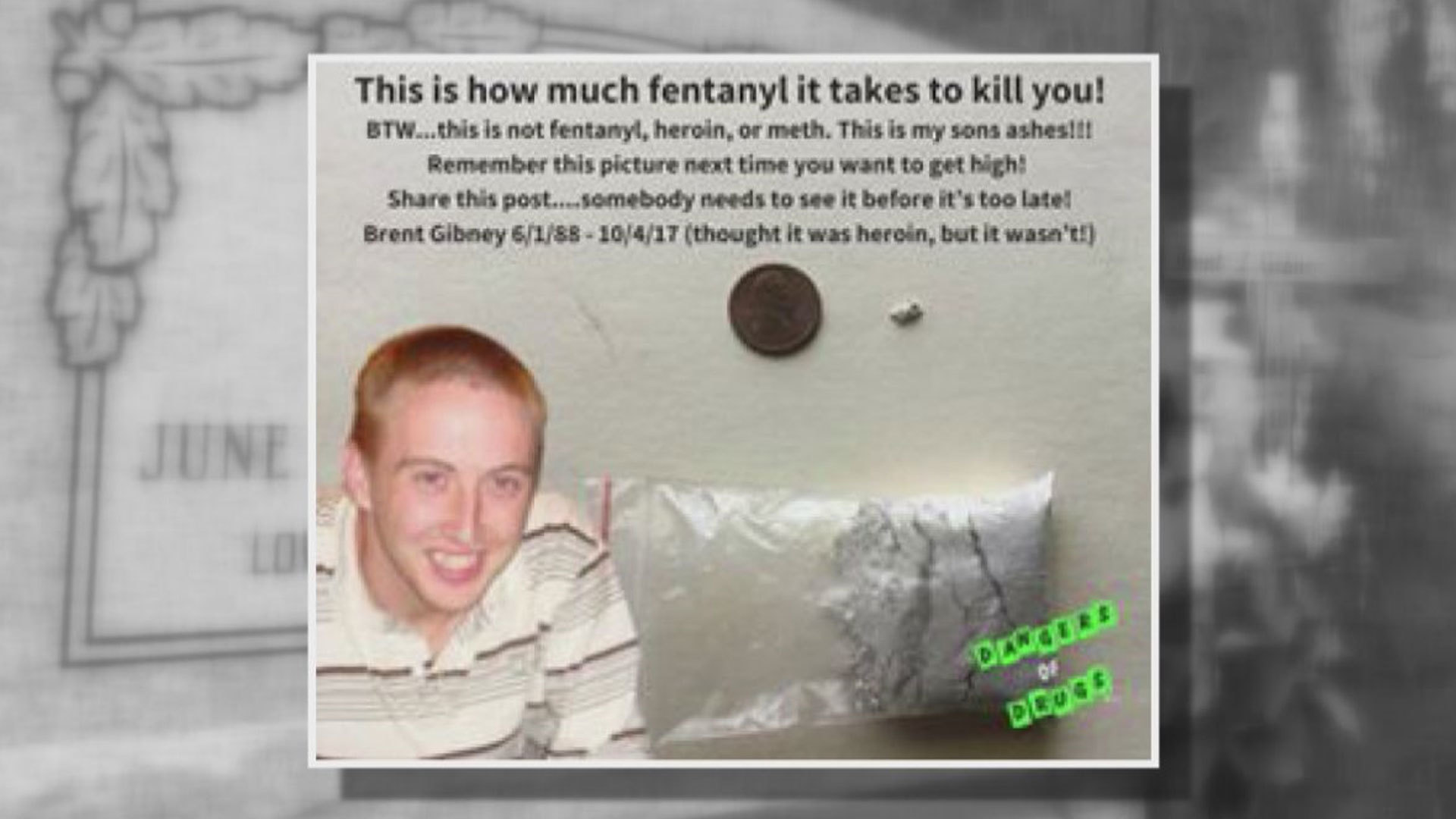 Parents hope viral photo will help others learn from son's fentanyl death