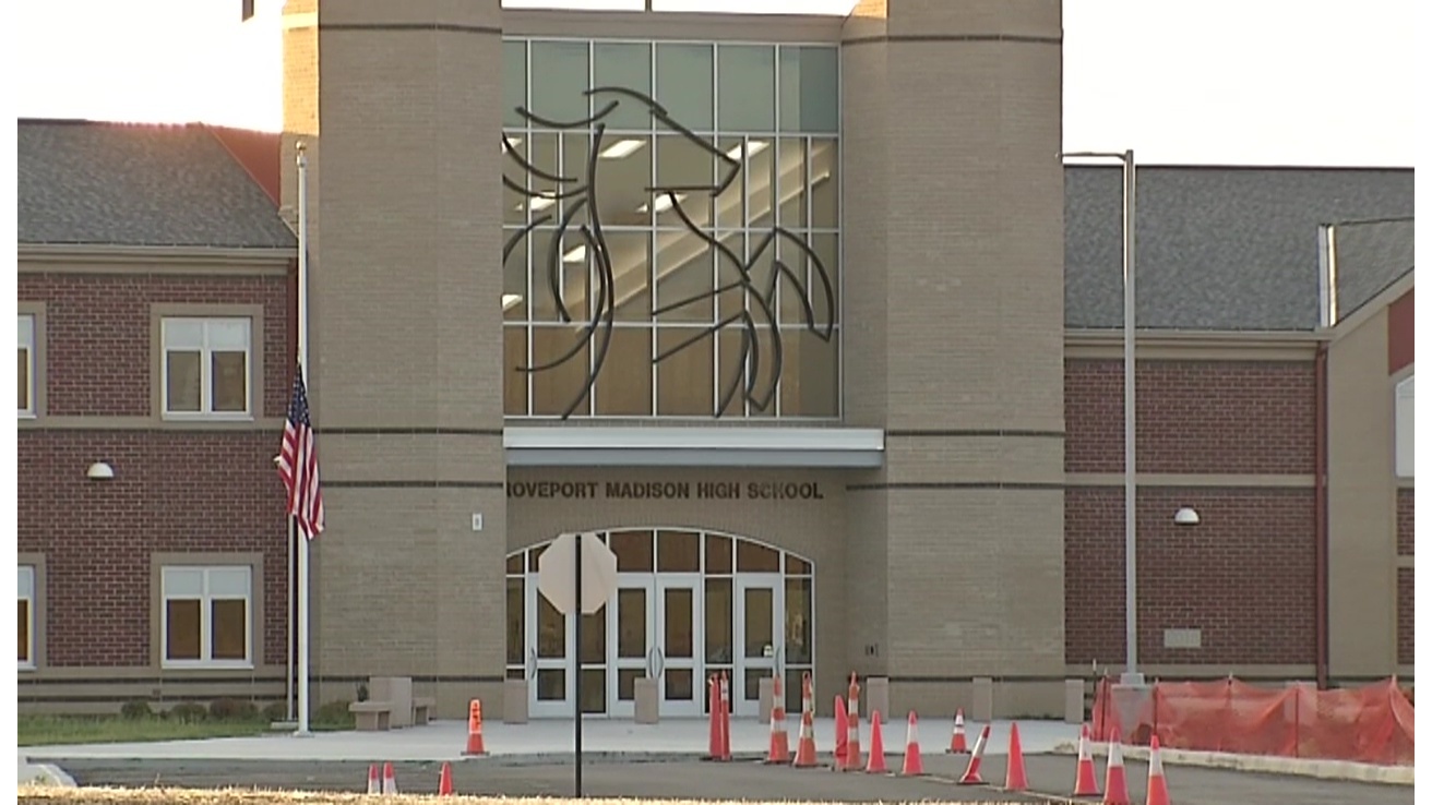 Additional security on-hand at Groveport Madison High school