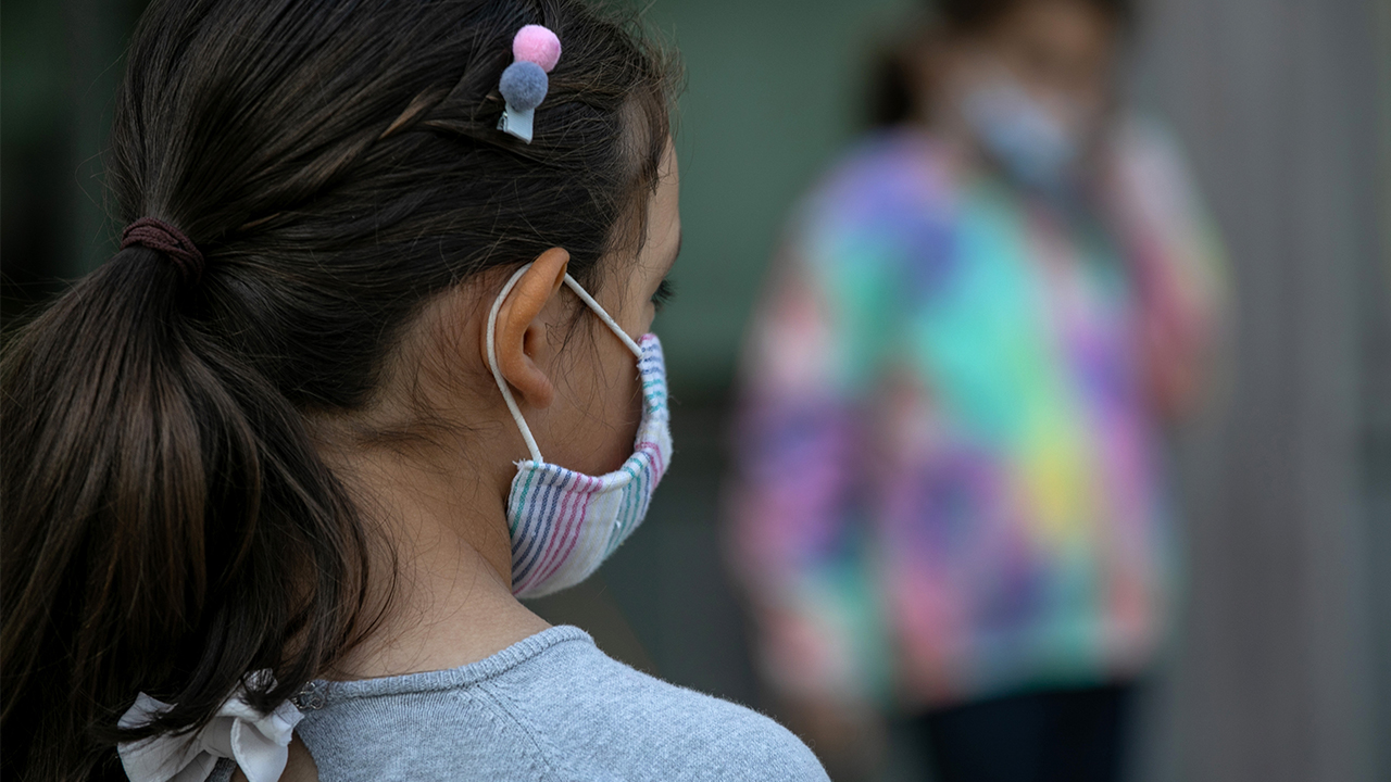 Student child covid mask