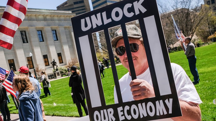 April statehouse open up Ohio protest 1