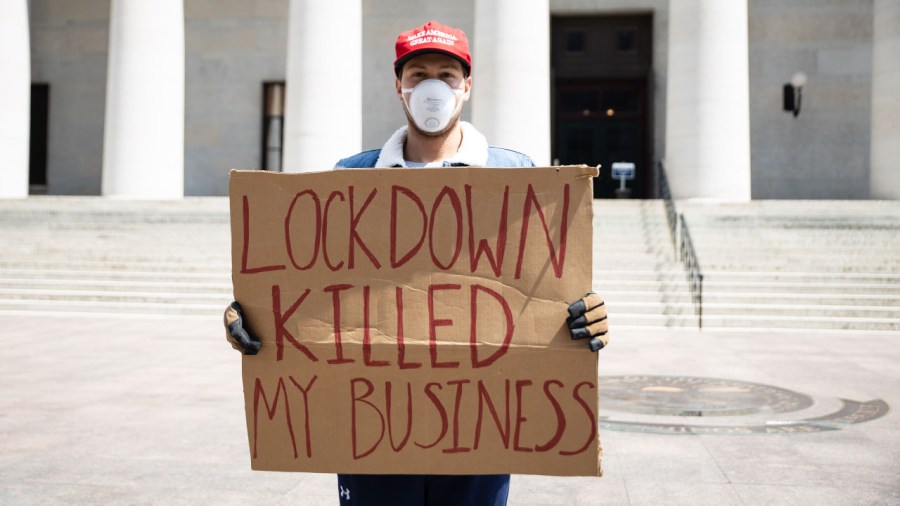 April statehouse open up Ohio protest 4