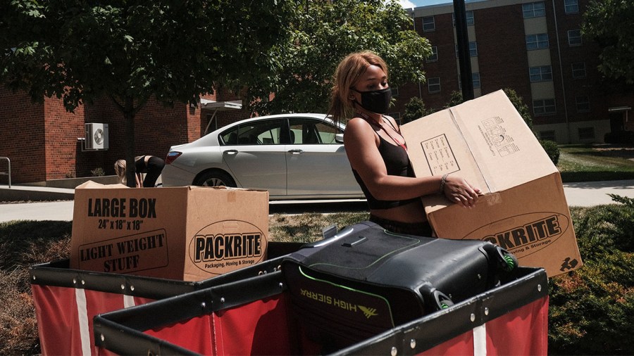 OSU dorm move-in fall 2020
