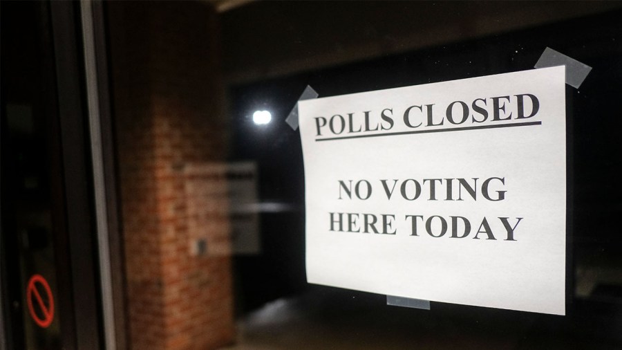 polls closed Ohio March 2020 election coronavirus