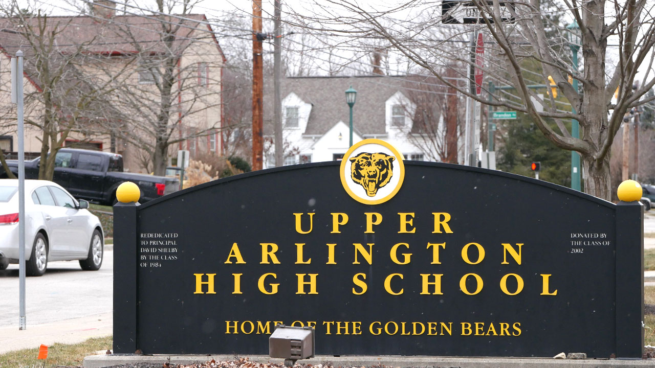 Upper Arlington High School sign