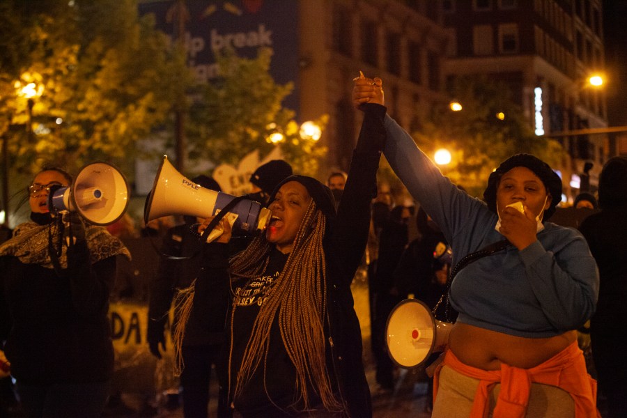 Bryant protest march bullhorn