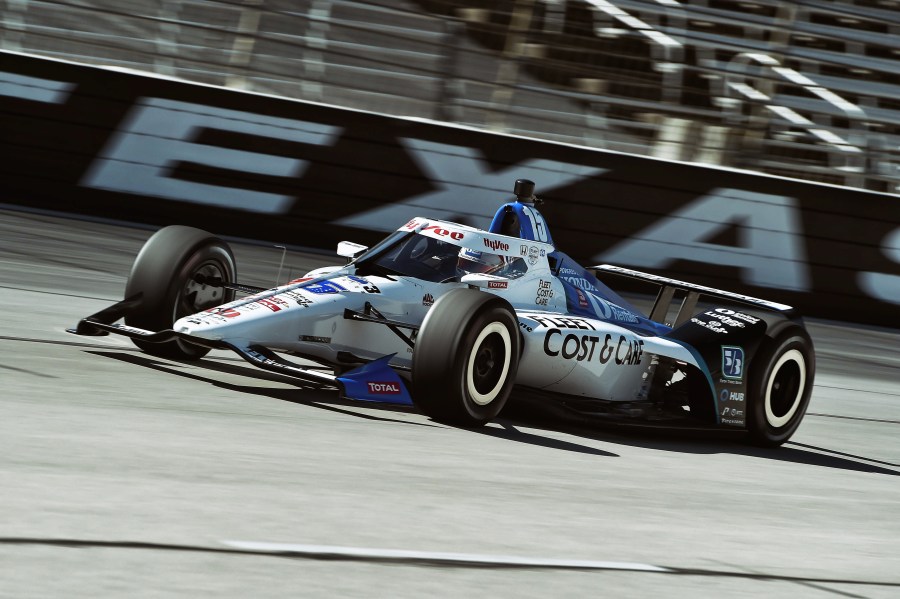 Graham Rahal Texas test car