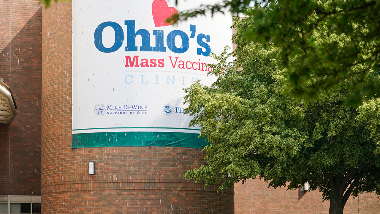 Cleveland State mass vaccination clinic
