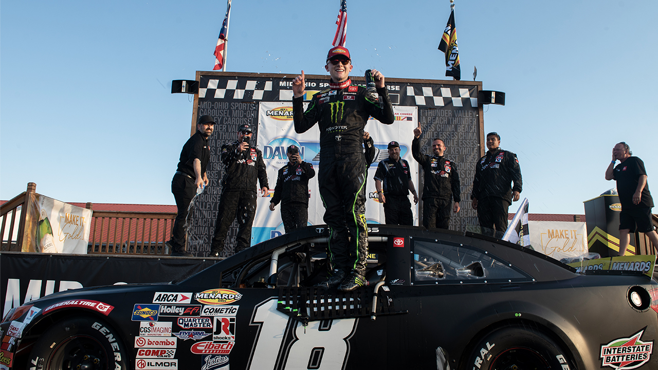 Ty Gibbs ARCA Mid-Ohio victory lane