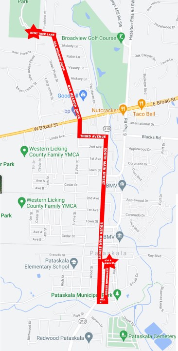 Pataskala parade of champions parade route