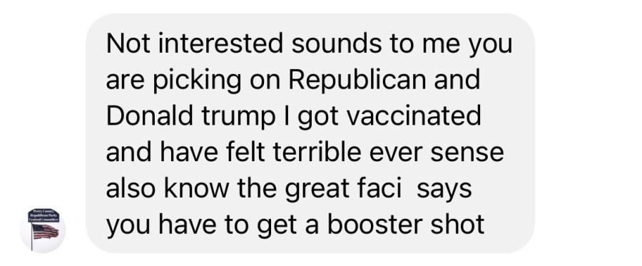 Perry County GOP Trump vaccination county response NBC4 Investigates