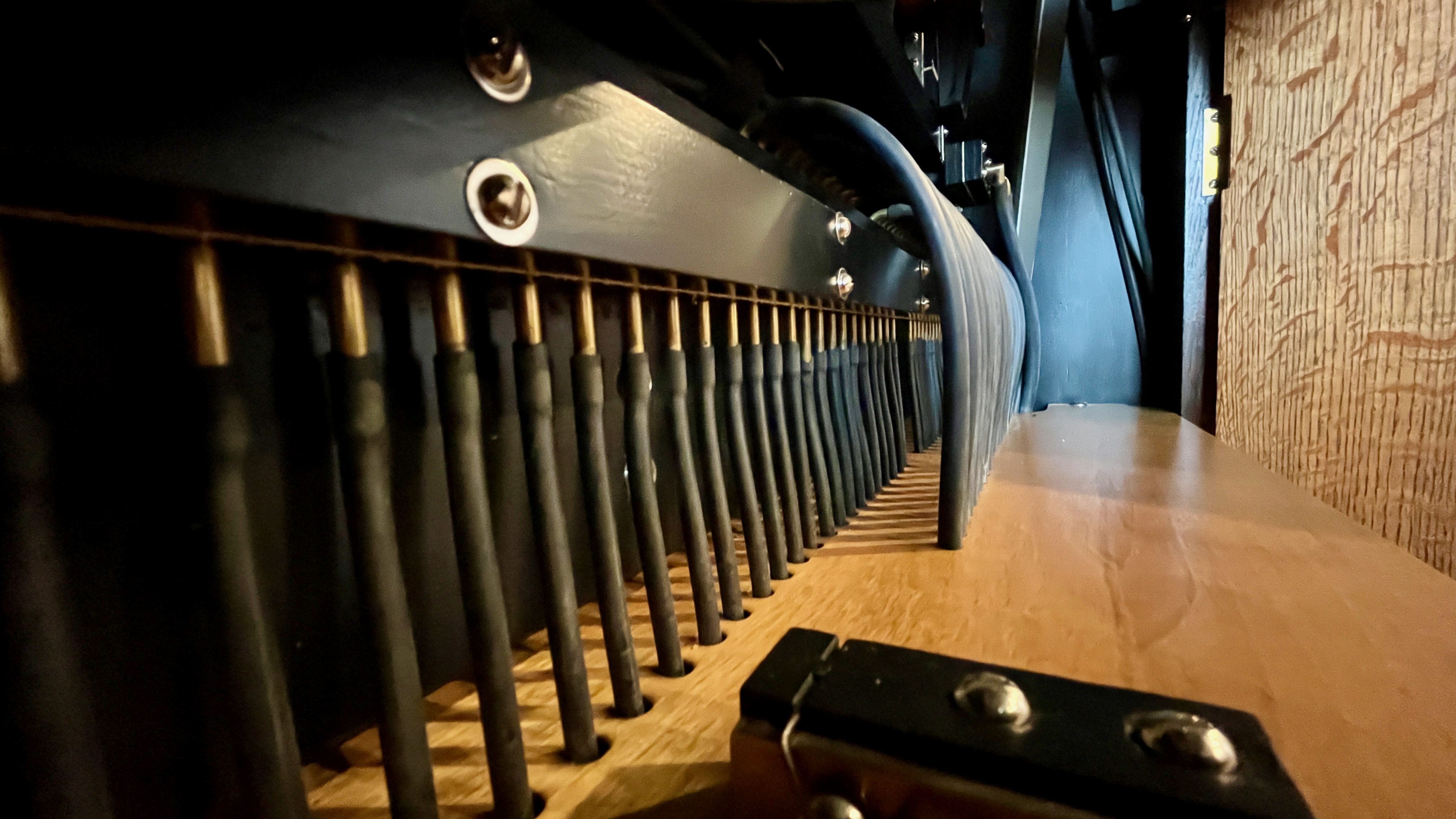 pipes inside orchestral nickelodeon