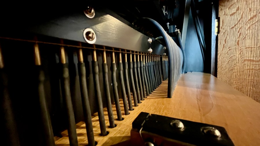 pipes inside orchestral nickelodeon