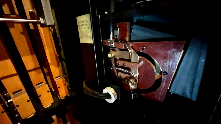 Inside orchestral nickelodeon