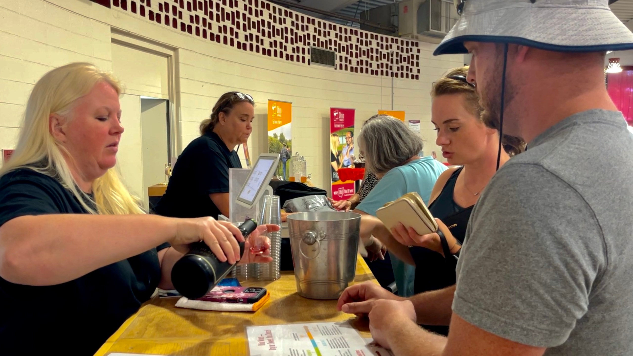 Ohio State Fair Wine tasting