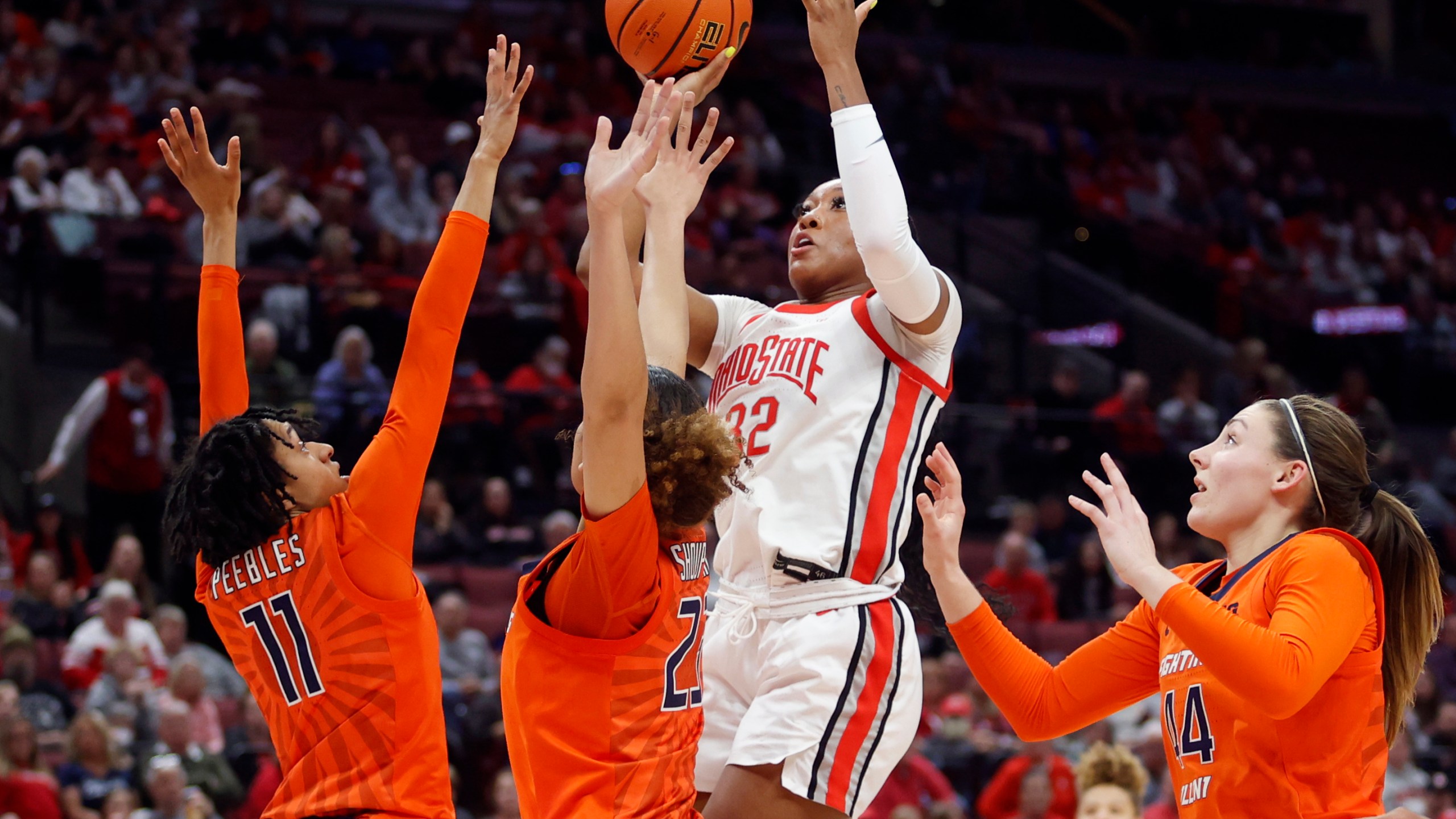 Cotie McMahon, Jada Peebles, Brynn Shoup-Hill, Kendall Bostic (44)