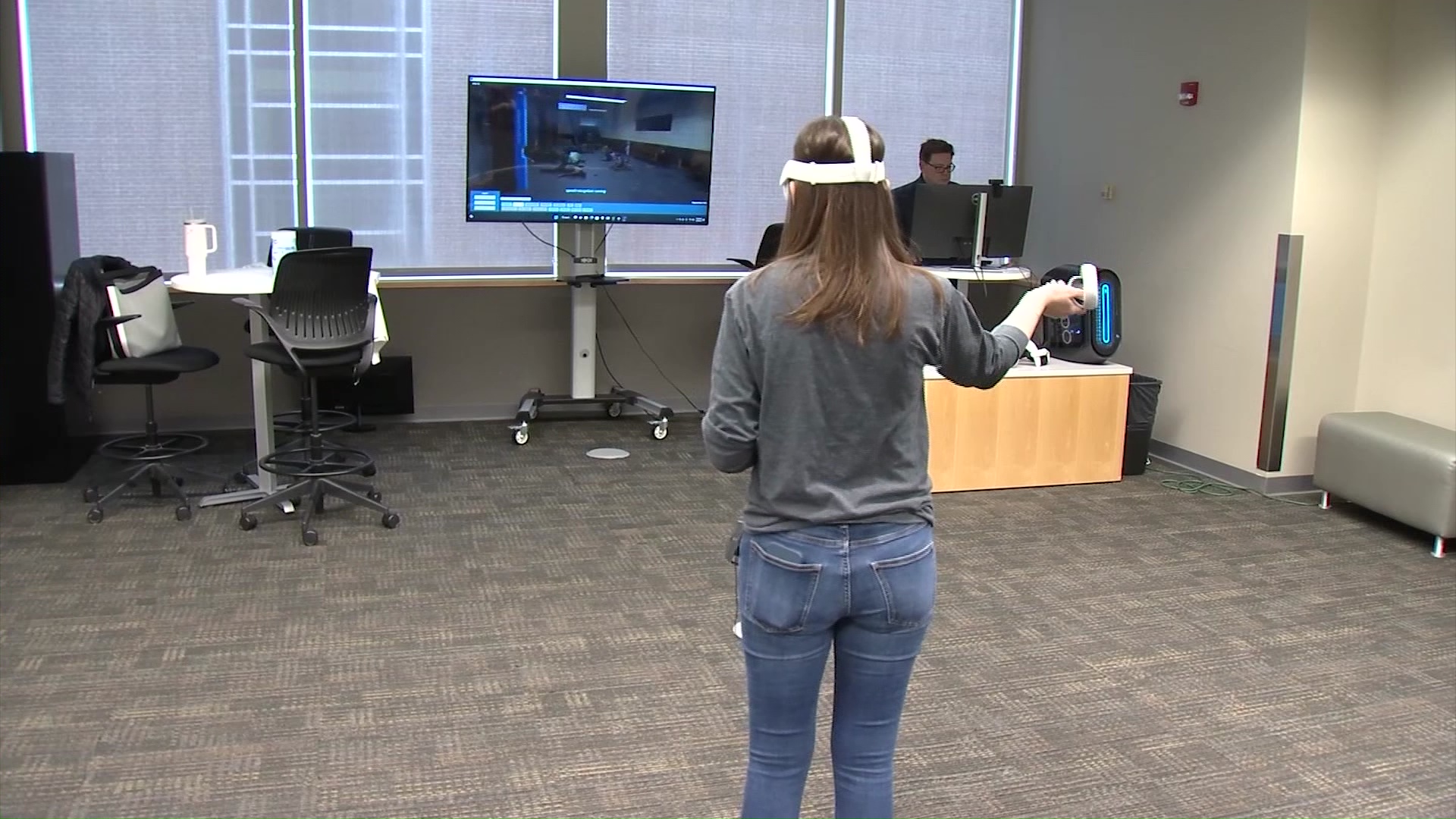 Ohio State University virtual reality training for first responders
