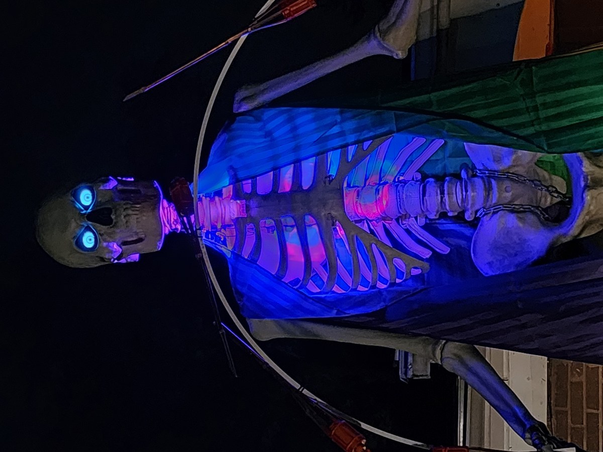 Erin Gregory's 2023 medieval themed Halloween decorations. (Photo: Erin Gregory)