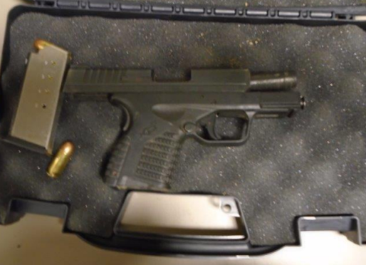 Gun confiscated at John Glenn