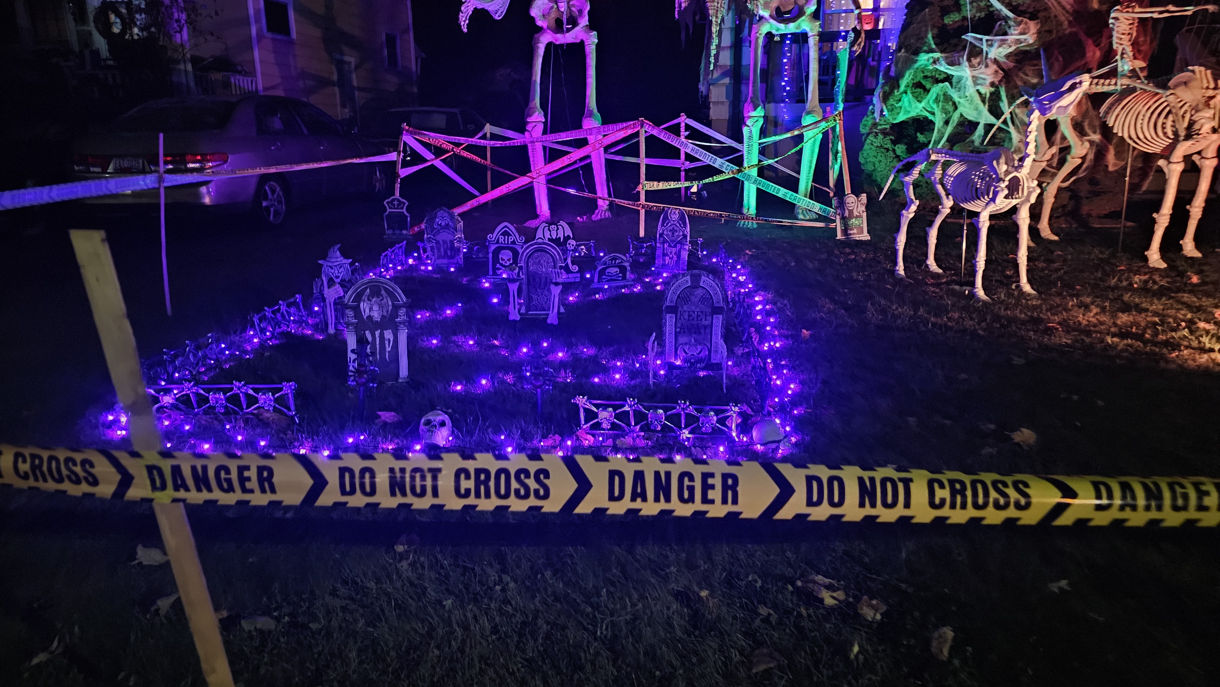 Robin Kefauver's 2023 Skeleton and Pumpkin patches (Photo: Robin Kefauver)