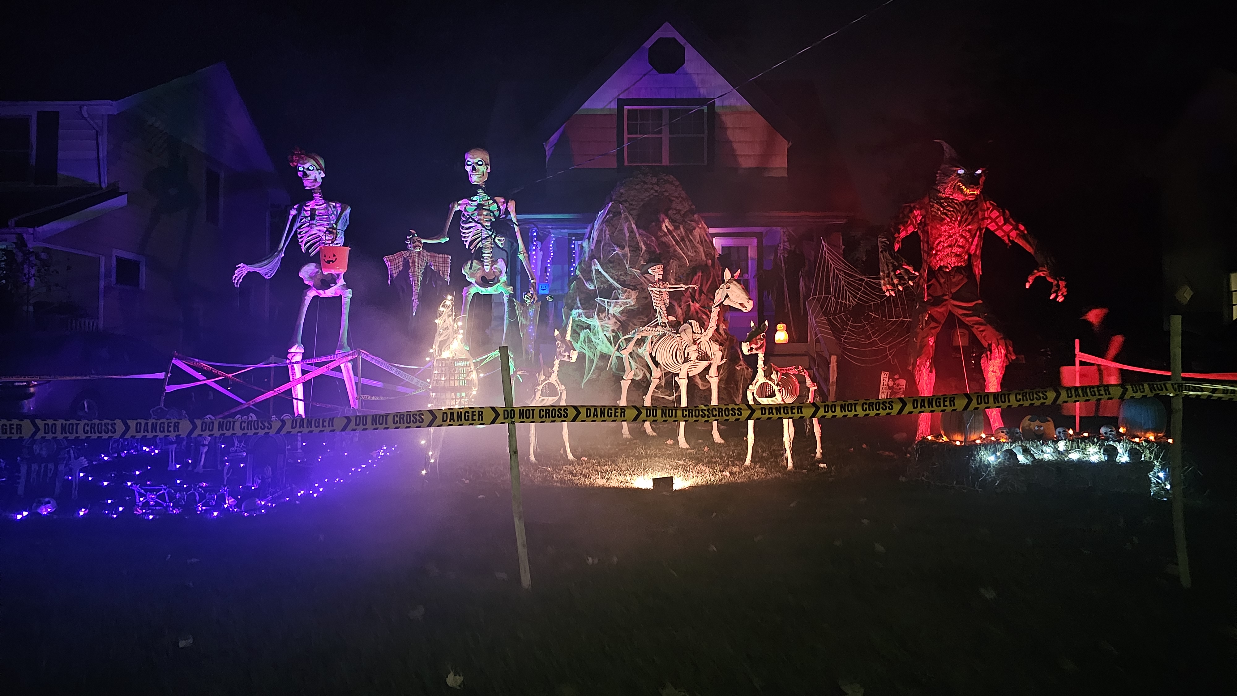 Robin Kefauver's 2023 Skeleton and Pumpkin patches (Photo: Robin Kefauver)
