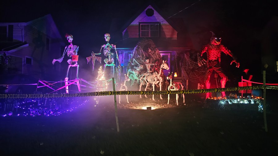 Robin Kefauver's 2023 Skeleton and Pumpkin patches (Photo: Robin Kefauver)