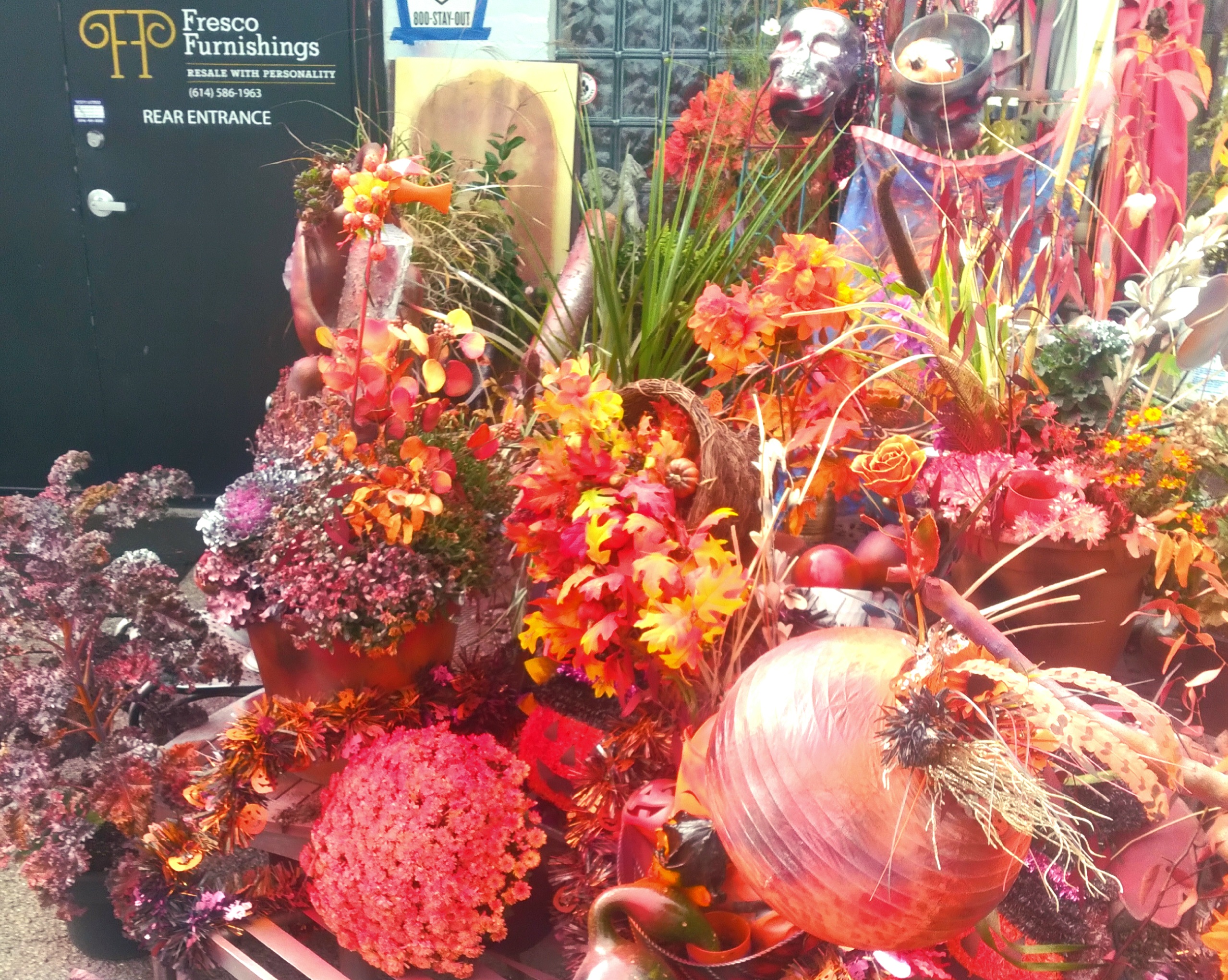 Andrew King's 2023 Halloween garden display (Photo: Andrew King)
