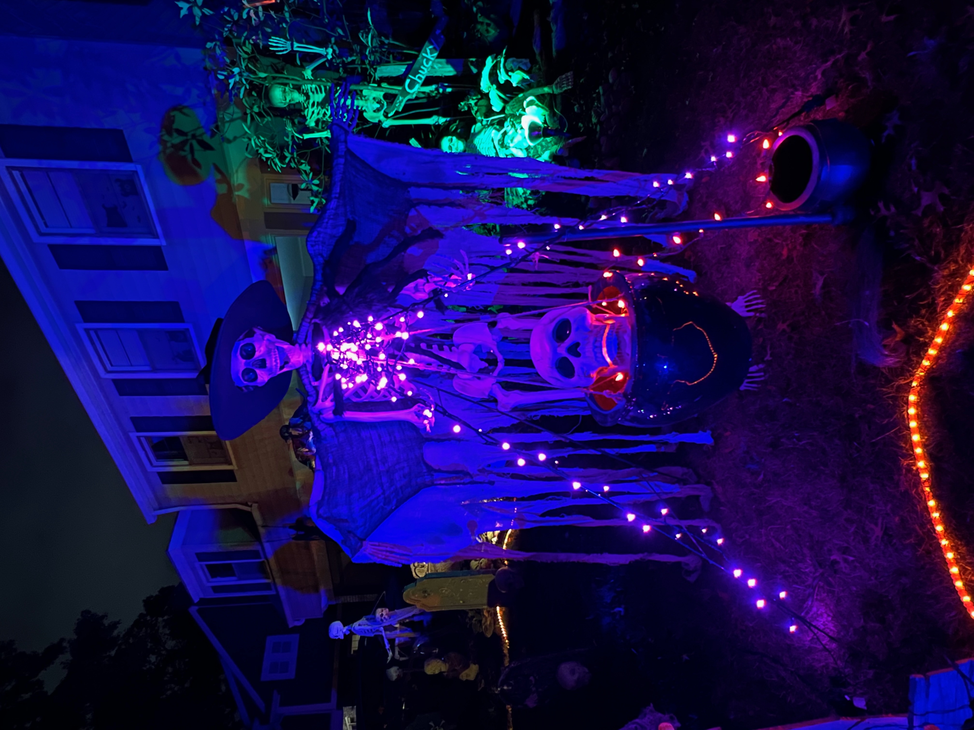 Derr family's 2023 Halloween graveyard (Photo: Bryan Derr)