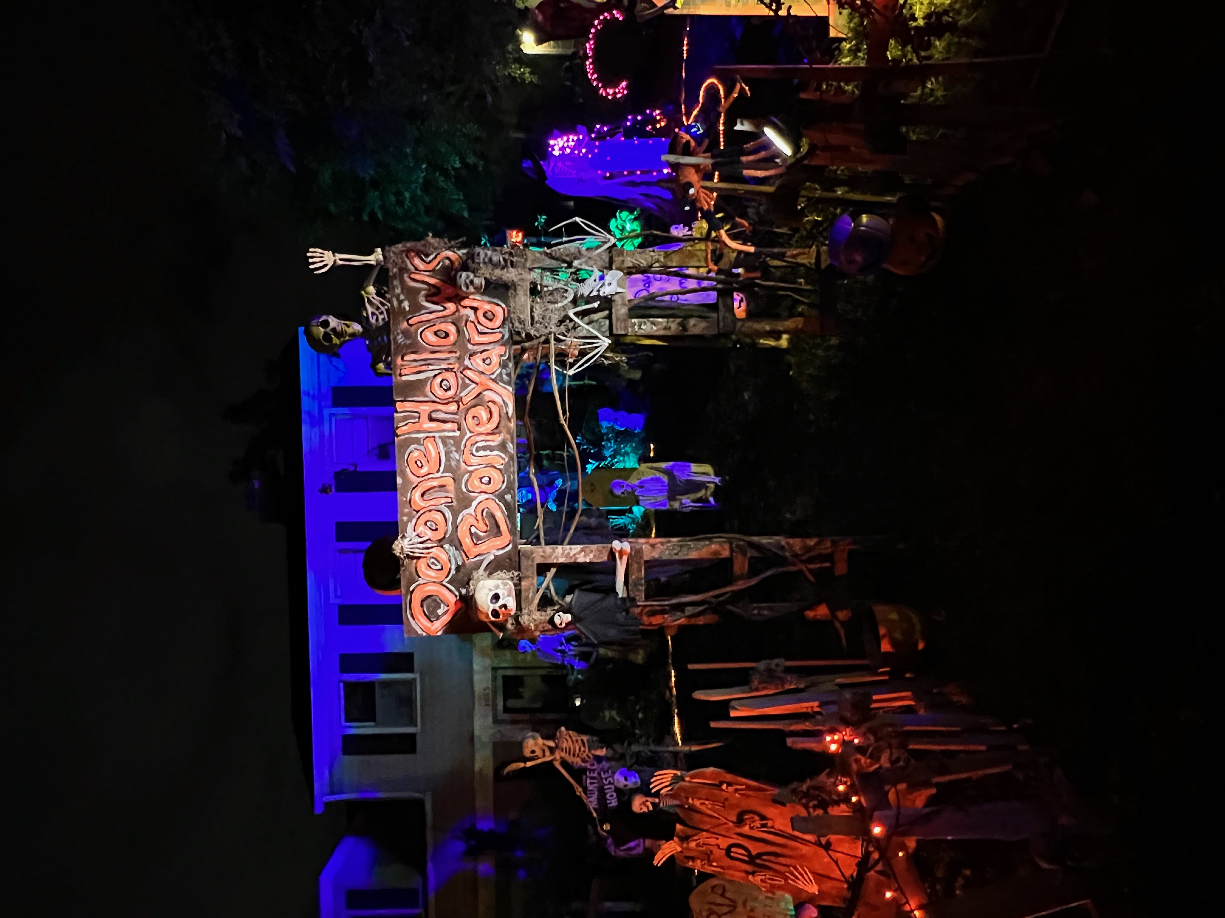 Derr family's 2023 Halloween graveyard (Photo: Bryan Derr)