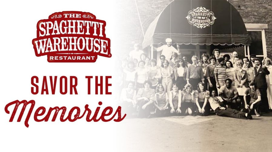 In anticipation of its opening, Spaghetti Warehouse is sponsoring a Savor the Memories campaign for people to share their experiences since 1978.
