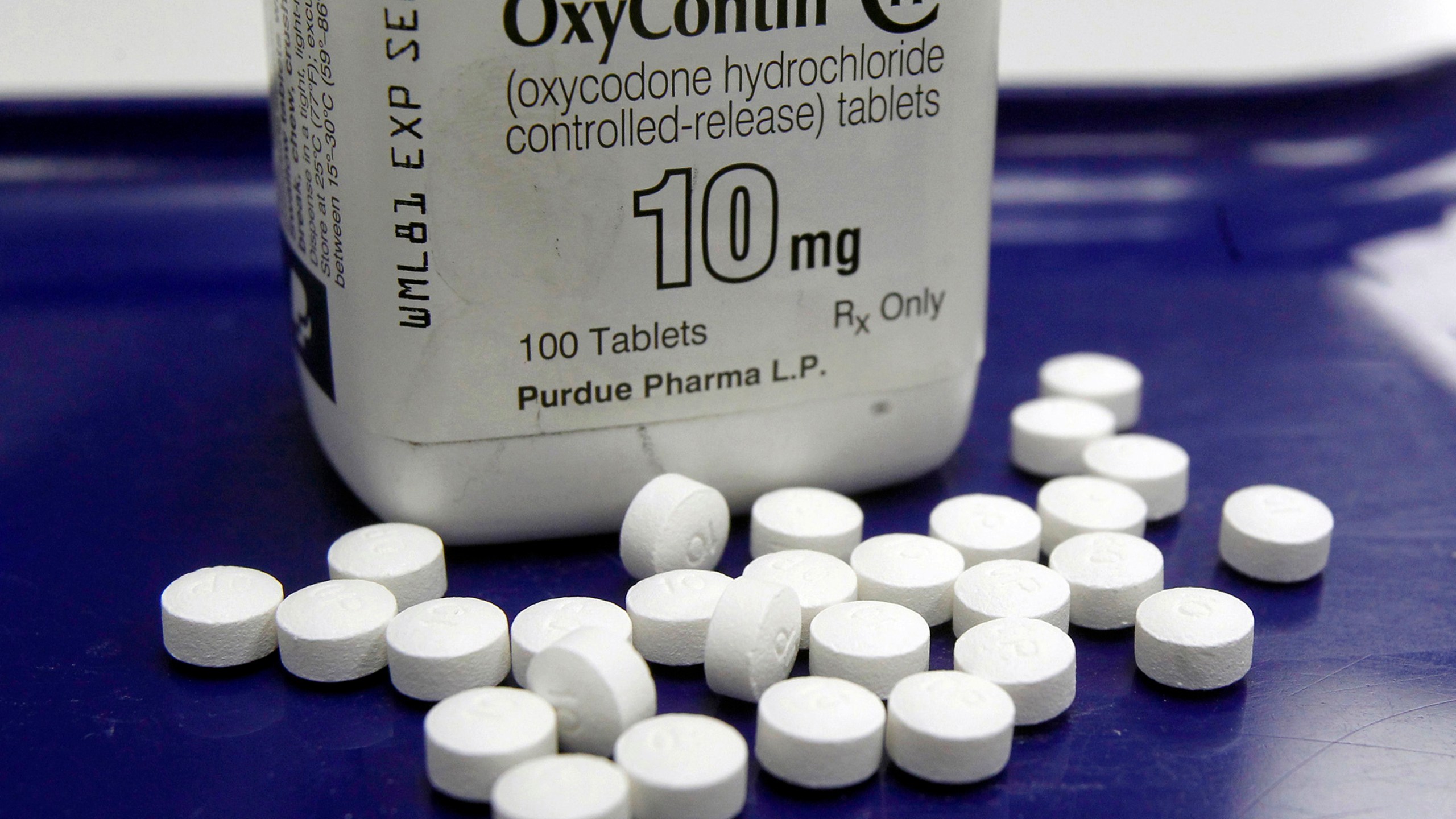 FILE - OxyContin pills are arranged for a photo, Feb. 19, 2013, at a pharmacy in Montpelier, Vt. In an agreement revealed late Friday, Dec. 29, 2023, consulting firm McKinsey and Co. has agreed to pay $78 million to settle claims from insurers and health care funds that its marketing work with Purdue Pharma, the maker of OxyContin, helped fuel an opioid addiction crisis. (AP Photo/Toby Talbot, File)